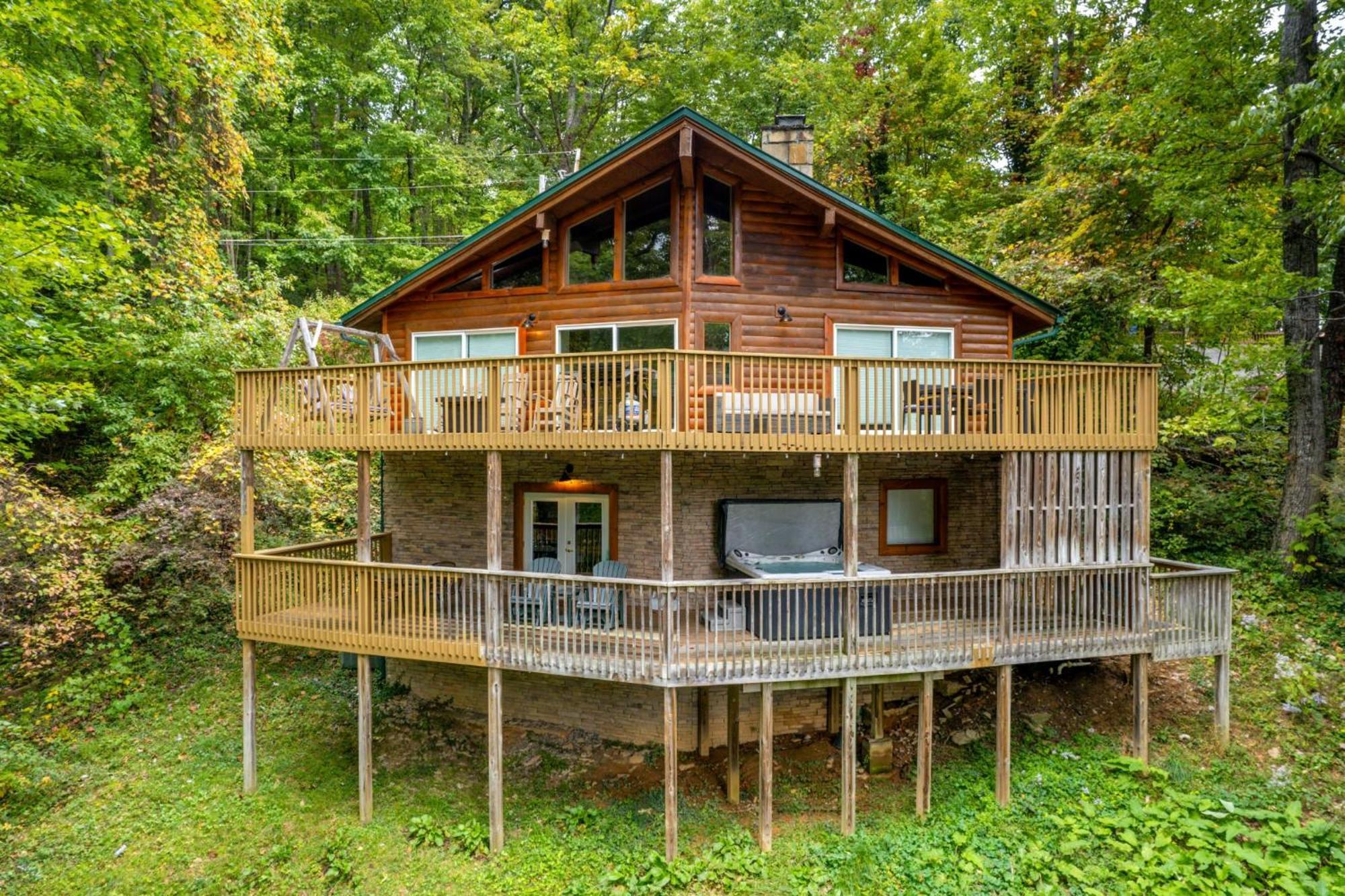 Grand Ole Chalet - Mt Viewsfireplacefirepitarcade Гатлинбург Экстерьер фото